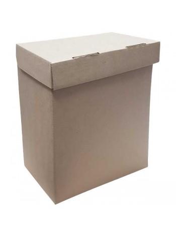 KOROBOFF Архивный короб из трехслойного гофрированного картона (380х170х280), бурый
