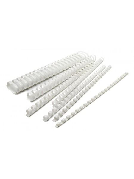 SILWERHOF Пружины пластиковые для переплета 10 мм, 100 шт., до 55 листов