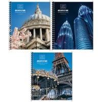 ArtSpace Тетрадь А5, 96 листов, клетка, на гребне "Путешествия. Architecture"