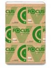 FOCUS ECO Полотенца бумажные листовые V-сложения однослойные, 200 л, 23х20см, 100% целлюлоза