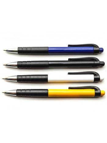 DELI Ручка шариковая автоматическая, синий стержень, 6505