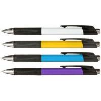 DELI Ручка шариковая автоматическая, синий стержень, S303