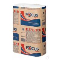 FOCUS EXTRA Полотенца бумажные листовые Z-сложения двухслойные, 200 л, 100% целлюлоза