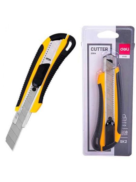 DELI Нож канцелярский 18мм усиленный DELI Нож канцелярский 18мм усиленный