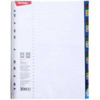 Berlingo Разделители пластиковые, цифровые, ф.А4+ (246×305 мм), 1-31, цветные