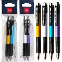 DELI Набор ручек шариковых, автоматических, 2 шт в блистере, S303