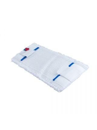 РОСМОП Насадка для плоской швабры микроволокно тафтинговая универсальная NMMT 40х11 см (карман+язык)