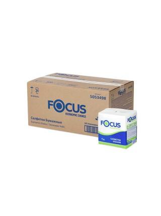 FOCUS Салфетки бумажные белые 100 шт./пач.