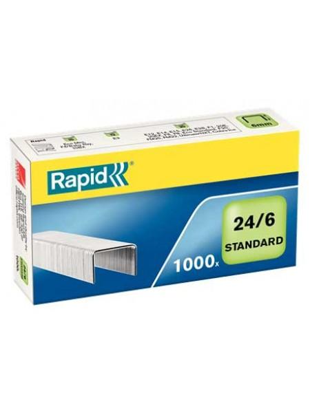 Rapid Скобы Standard 24/6 1M