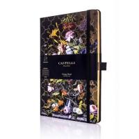 CASTELLI Блокнот "Vintage" А5, 96л., на резинке, цветной срез