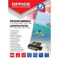 OfficeProducts Пленка для ламинирования, 111x154 мм (A6),  80 мкм, глянцевая, 100 шт.