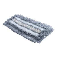 РОСМОП Насадка для плоской швабры микроволокно тафтинговая серая MVP 50х13 см (карман+язык)