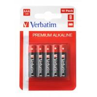 Verbatim Батарея AAA Alkaline LR03, 10 шт., multipack