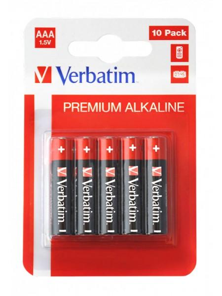 Verbatim Батарея AAA Alkaline LR03, 10 шт., multipack Verbatim Батарея AAA Alkaline LR03, 10 шт., multipack