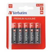 Verbatim Батарея AA Alkaline LR06, 10 шт., multipack