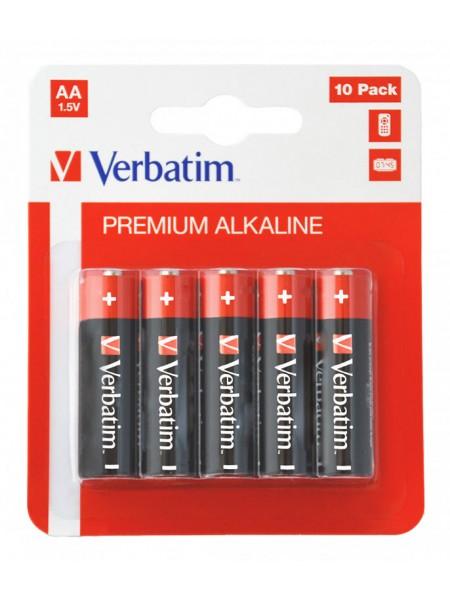 Verbatim Батарея AA Alkaline LR06, 10 шт., multipack Verbatim Батарея AA Alkaline LR06, 10 шт., multipack