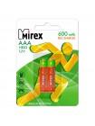 MIREX Аккумулятор  АAА  600 мАч NiMH (блистер по 2 шт.)