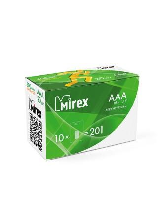 MIREX Аккумулятор  АAА  600 мАч NiMH (блистер по 2 шт.)