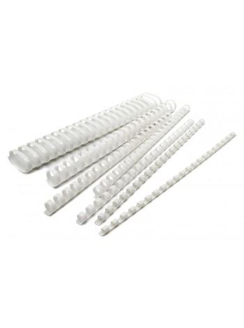 SILWERHOF Пружины пластиковые для переплета  6 мм, 100 шт., до 40 листов