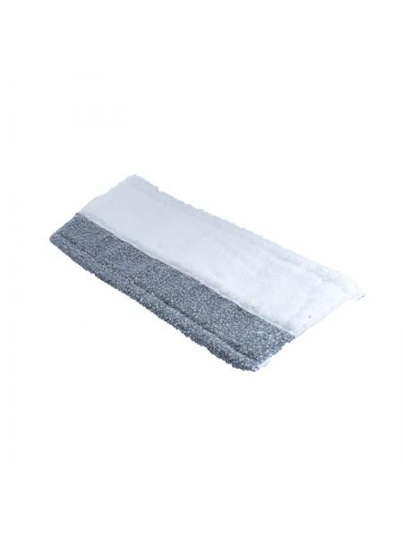РОСМОП Насадка для плоской швабры комбинированная микроволокно MMK 40х11 см (карман+язык)