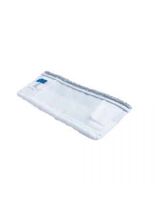 РОСМОП Насадка для плоской швабры комбинированная микроволокно MMK 40х11 см (карман+язык)