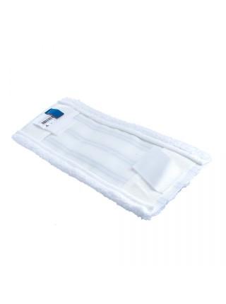 РОСМОП Насадка для плоской швабры с полосами скольжения NMMA 40х11 см (карман+язык)