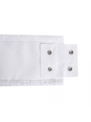 РОСМОП Насадка для плоской швабры микроволокно тафтинговая универсальная NMMS 46х11 см (язык+кнопки)