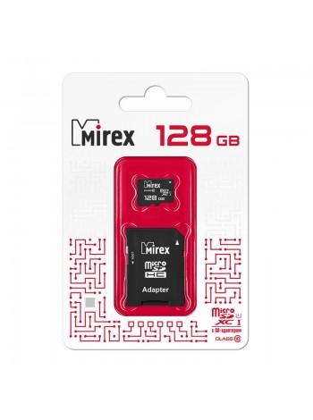 Mirex SDXC Card Micro 128Gb UHS-I (Class 10) с адаптером 13613-AD10S128