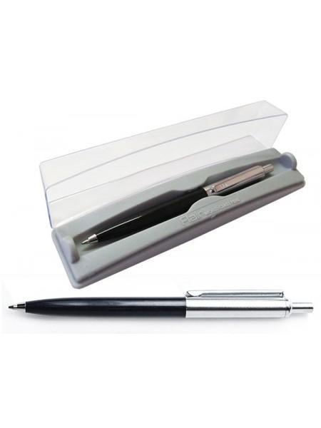 Flair Ручка шариковая автоматическая в футляре Р-16, HALF METAL, черный корпус