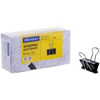 OfficeSpace Зажим для бумаг 32 мм, черный