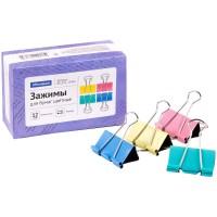 OfficeSpace Зажим для бумаг цветной 51 мм