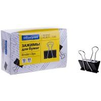 OfficeSpace Зажим для бумаг 51 мм, черный