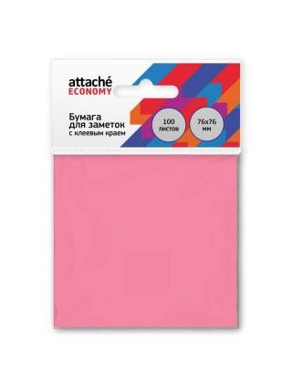 Attache Стикеры Economy 76x76 мм (1 блок, 100 листов), неон Attache Стикеры Economy 76x76 мм (1 блок, 100 листов), неон