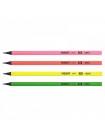 DELI Карандаш чернографитный пластиковый NEON, 190мм, HB, ассорти