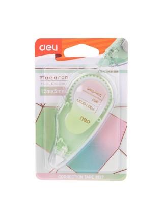 DELI Корректирующая лента 5мм х 12м, ассорти