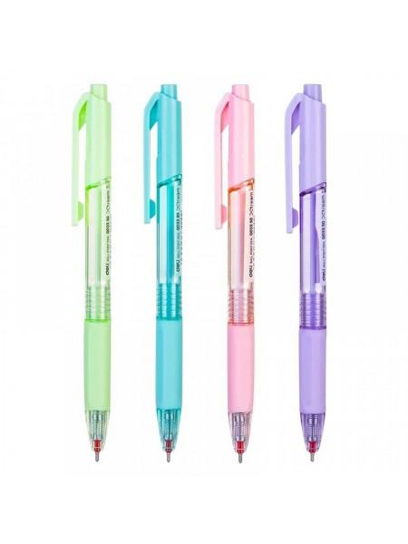 DELI Ручка шариковая автоматическая X-tream, синий стержень, линия 0.7мм, ассорти DELI Ручка шариковая автоматическая X-tream, синий стержень, линия 0.7мм, ассорти