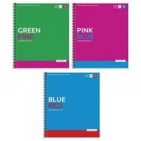 ArtSpace Тетрадь А5, 48 листов, клетка, на гребне "Моноколор. Colorblock"